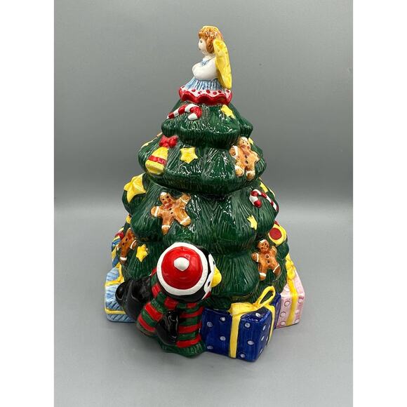 Vintage Christmas Tree Cookie Jar - Picture 4 of 8
